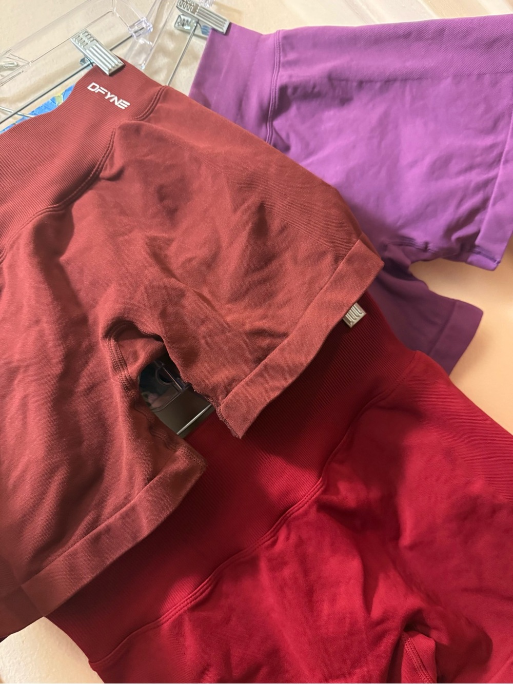 DFYNE Women's Athletic Shorts β Stretch Performance πβ€οΈπ€ - Picture 1 of 5
